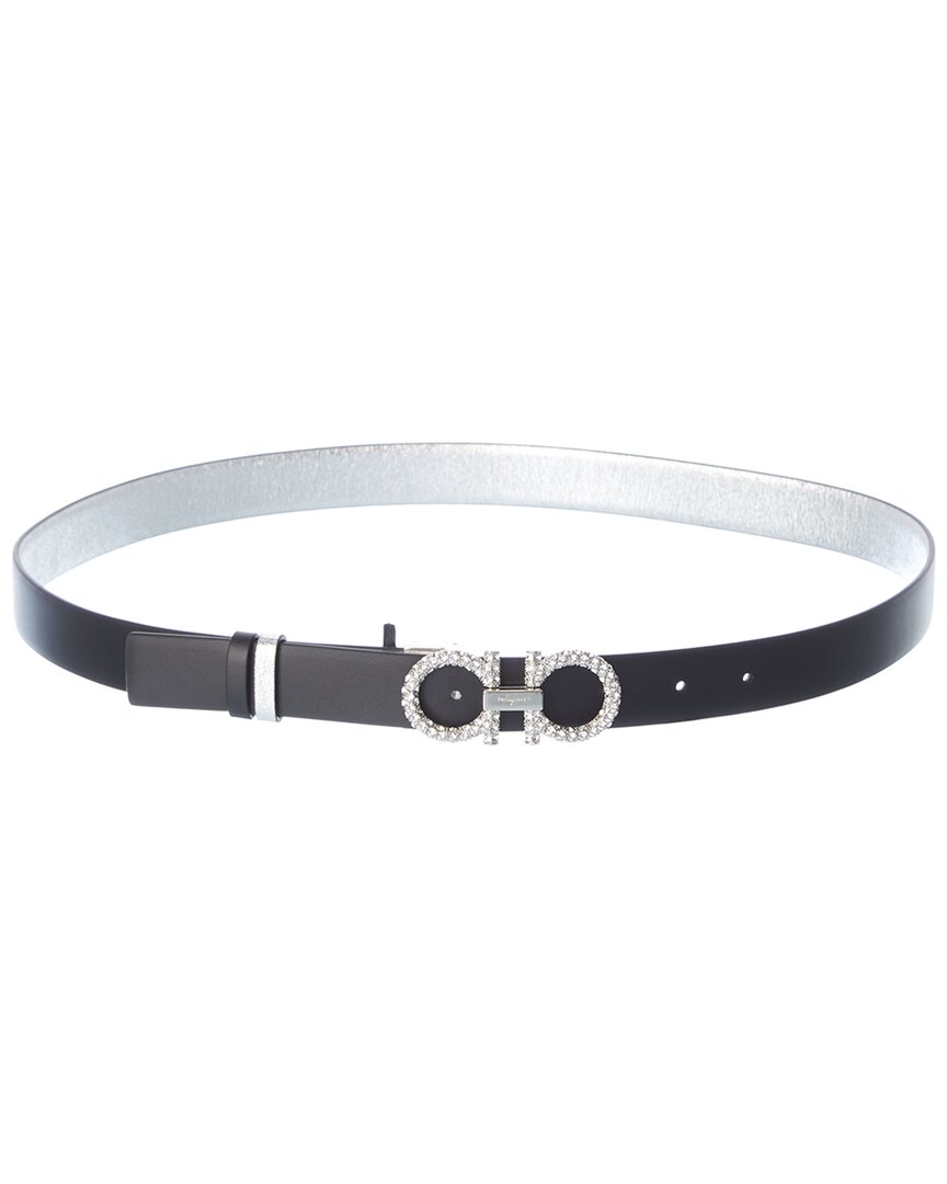 Ferragamo Gancini Adjustable Leather Belt