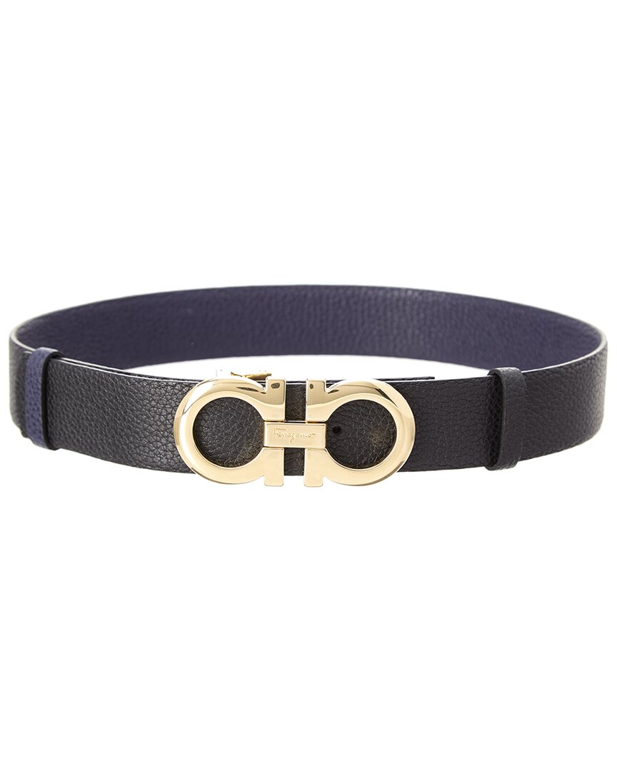 Ferragamo Gancini Reversible & Adjustable Leather Belt