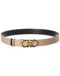 Ferragamo Gancini Reversible & Adjustable Leather Belt
