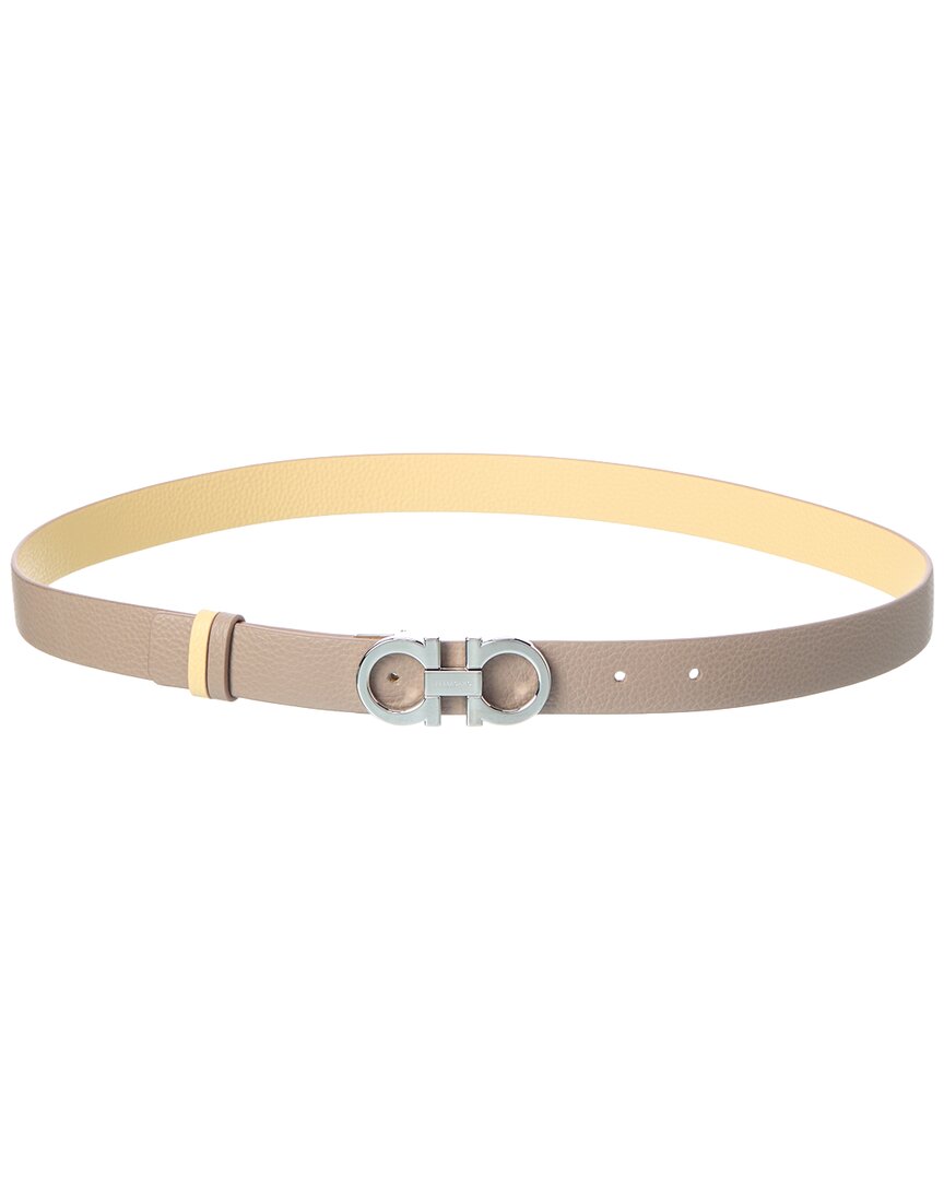 Ferragamo Gancini Reversible Leather Belt