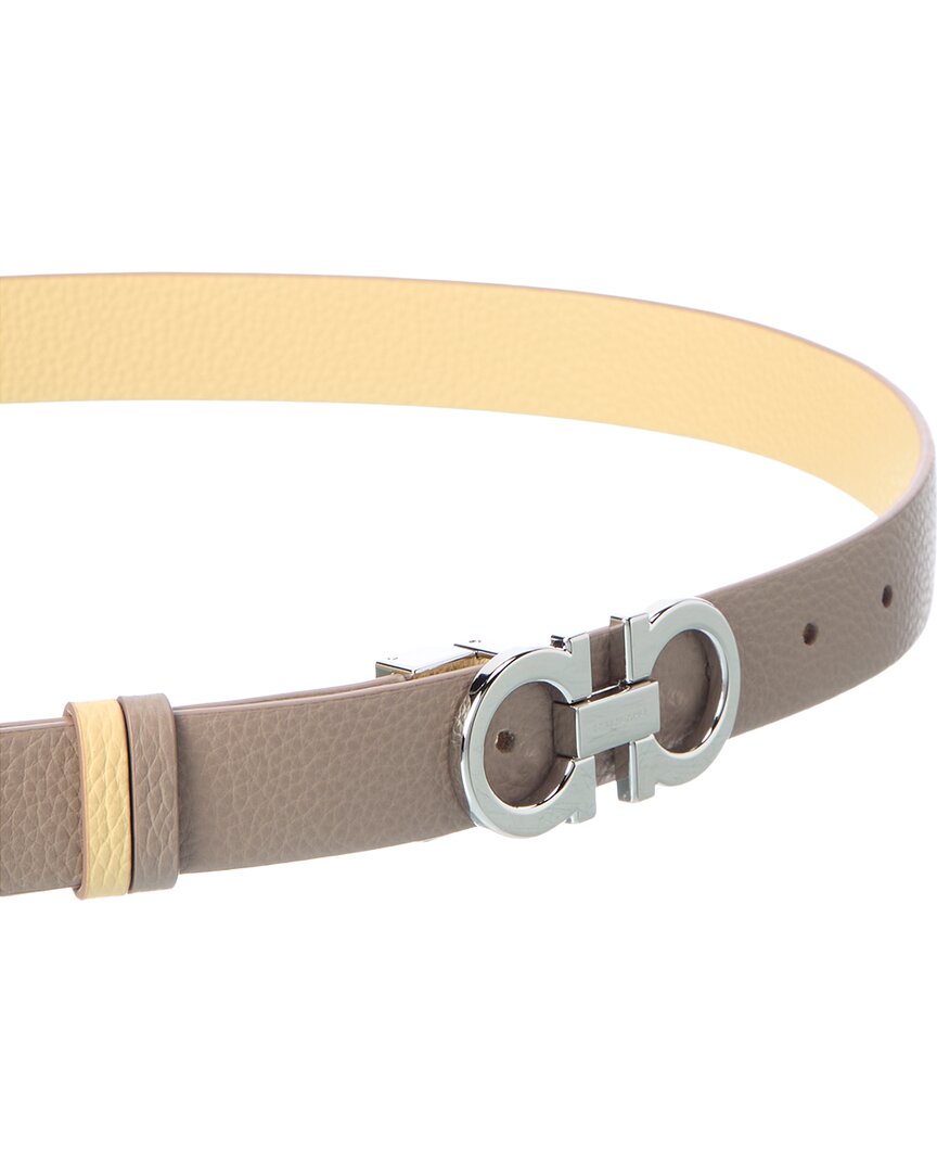 Ferragamo Gancini Reversible Leather Belt