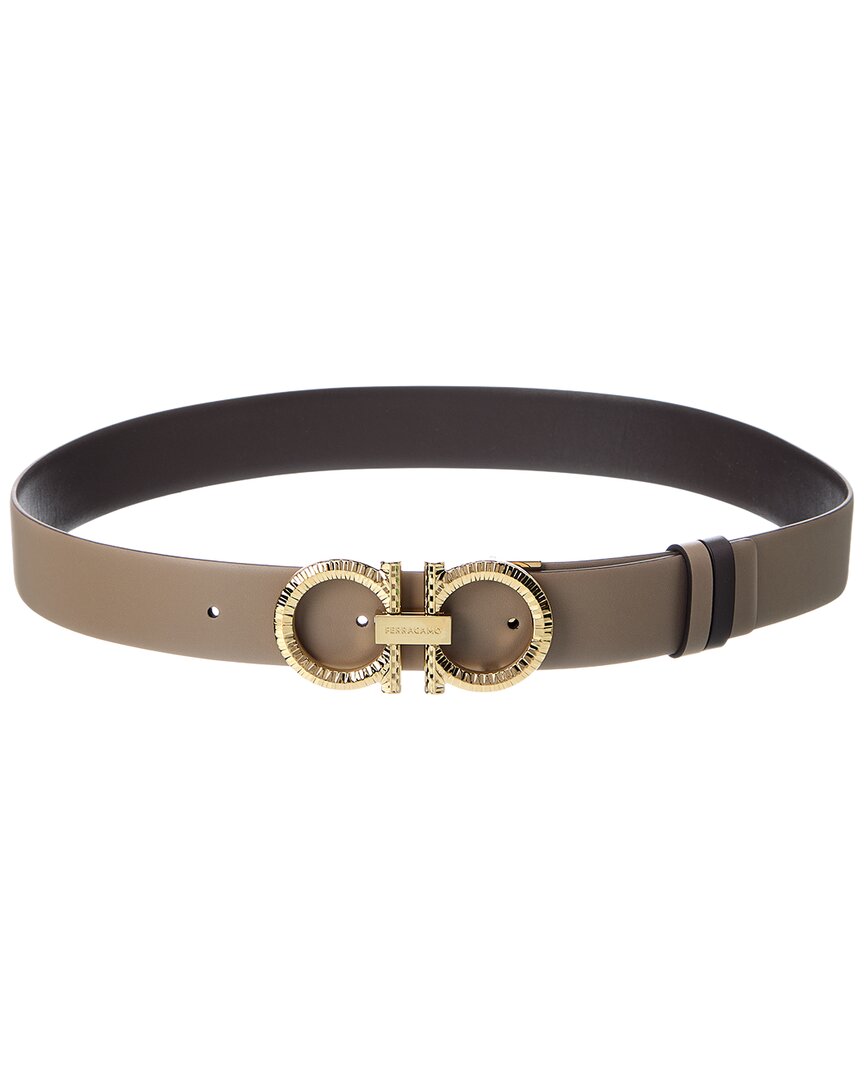 Ferragamo Gancini Reversible Leather Belt