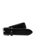 LACOSTE Smooth Leather Belt Black