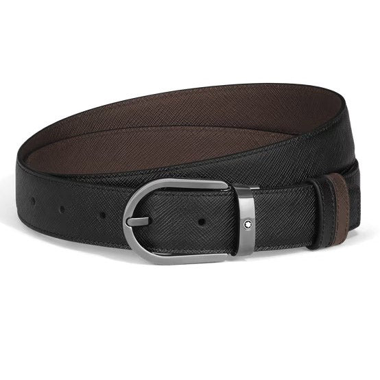Montblanc reversible belt 30 mm horseshoe Sartorial 222355