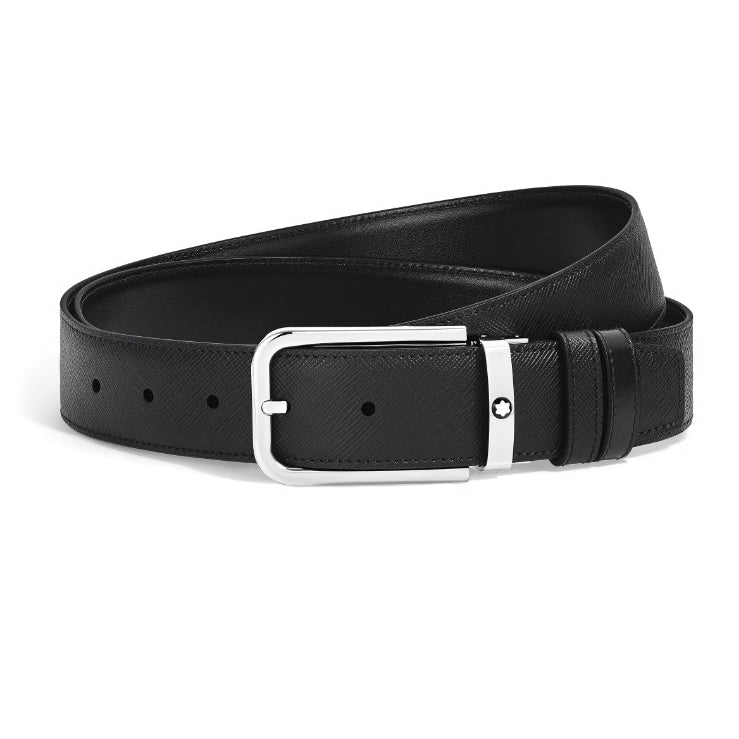 Montblanc reversible belt 35 mm Sartorial leather rectangular buckle 223411