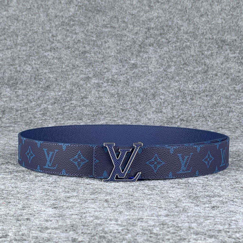 LV Initials 40mm Reversible Belt ‘Blue’
