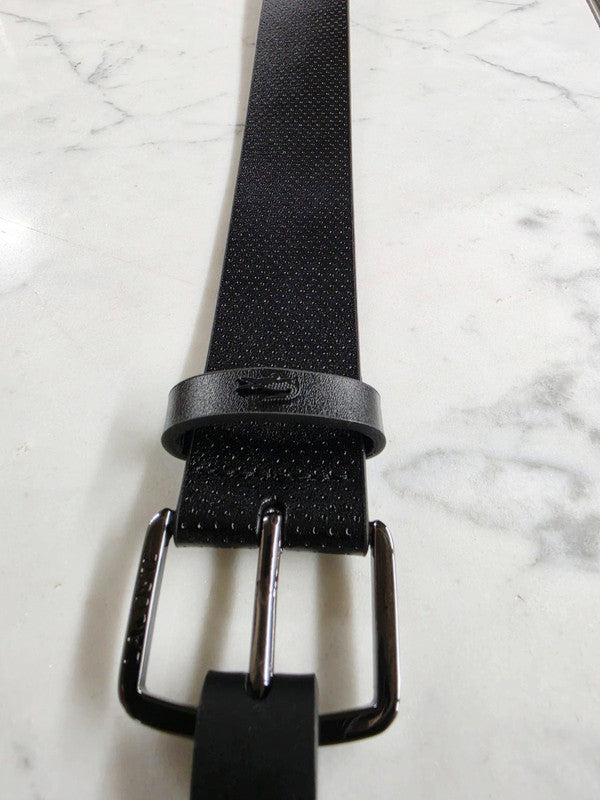 Lacoste Perforated Leather Belt Black RC4084 000