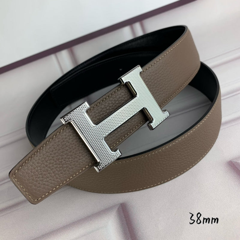 HBL3 Real leather 3.8CM 95-125CM Belt with all packing |Hermès belt