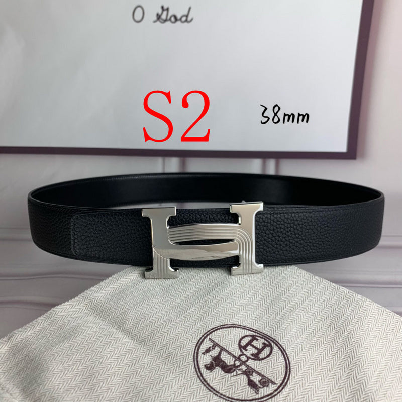HBL5 Real leather 3.8CM 95-125CM Belt with all packing |Hermès belt