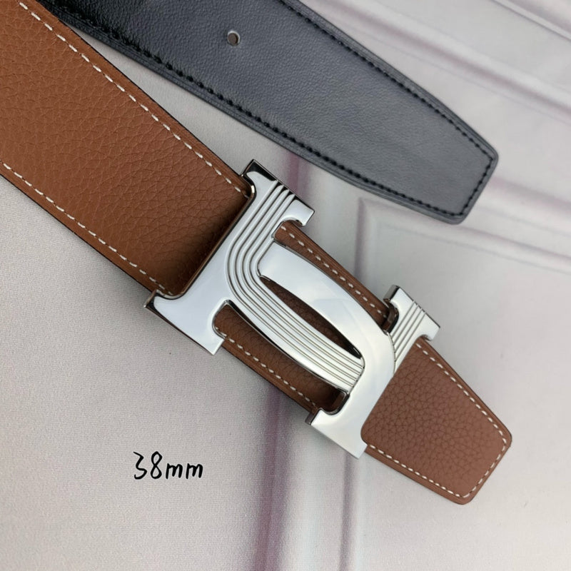 HBL5 Real leather 3.8CM 95-125CM Belt with all packing |Hermès belt
