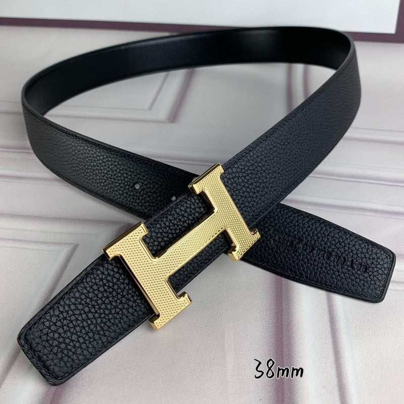 HBL3 Real leather 3.8CM 95-125CM Belt with all packing |Hermès belt