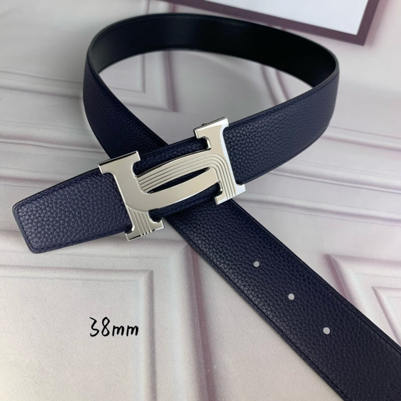 HBL5 Real leather 3.8CM 95-125CM Belt with all packing |Hermès belt