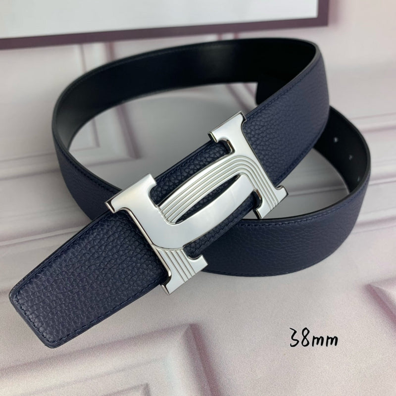 HBL5 Real leather 3.8CM 95-125CM Belt with all packing |Hermès belt