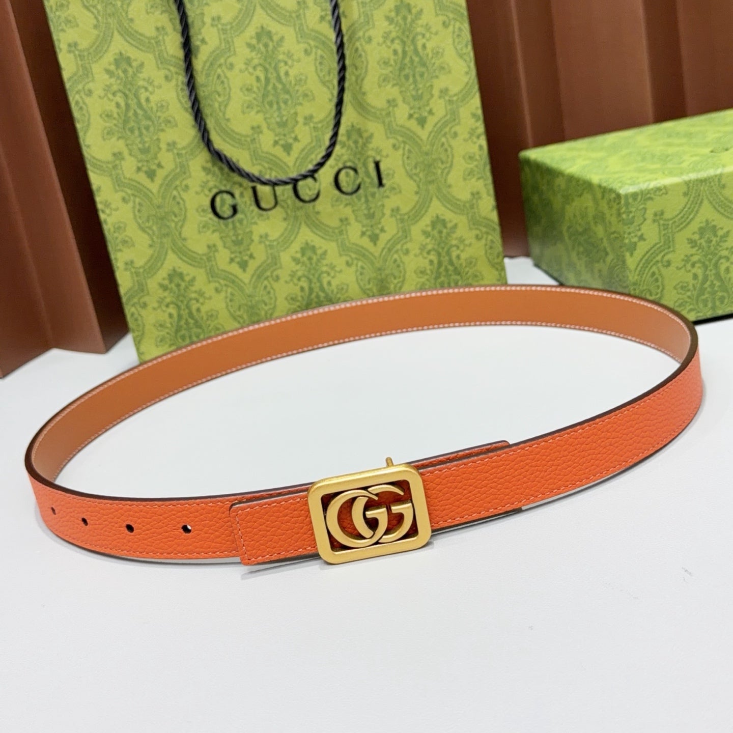 Gucci Belt 2.5cm Grain Cowhide 213030