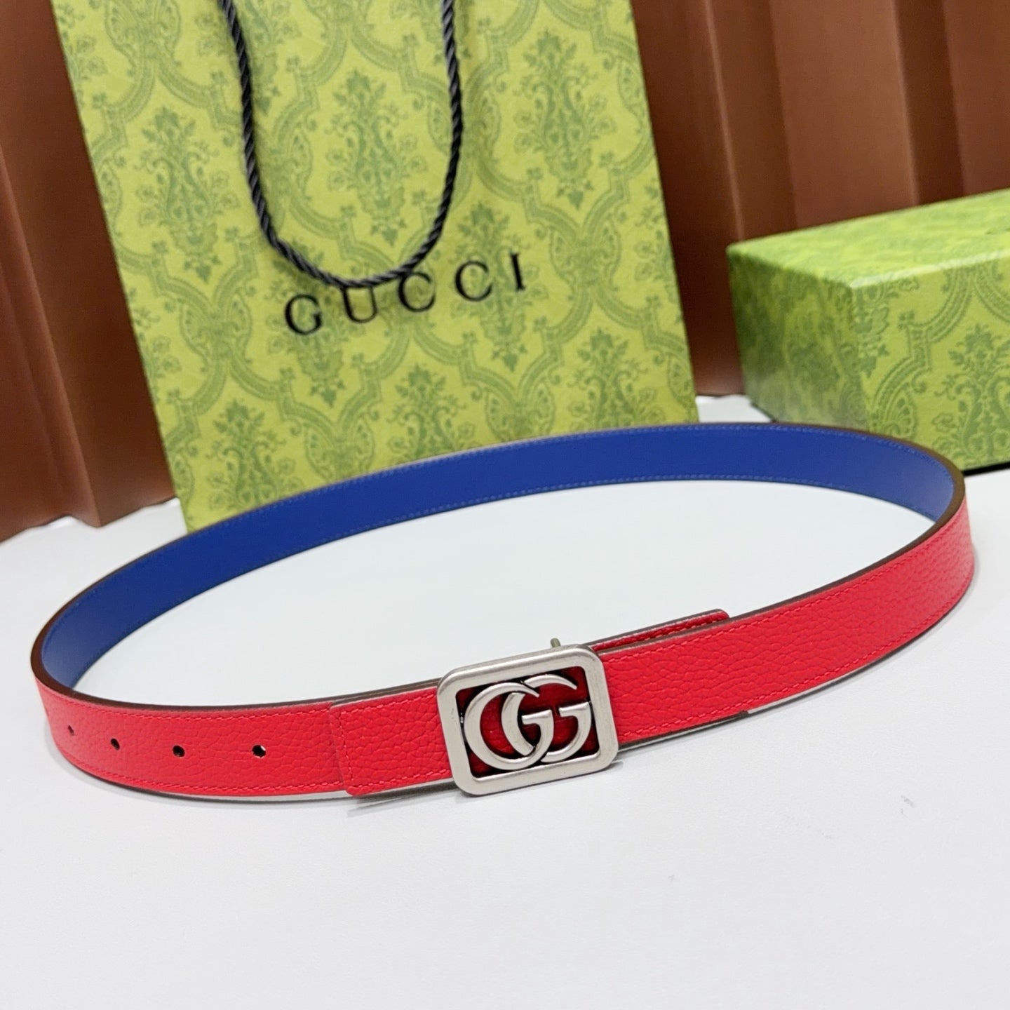 Gucci Belt 2.5cm Grain Cowhide 213030