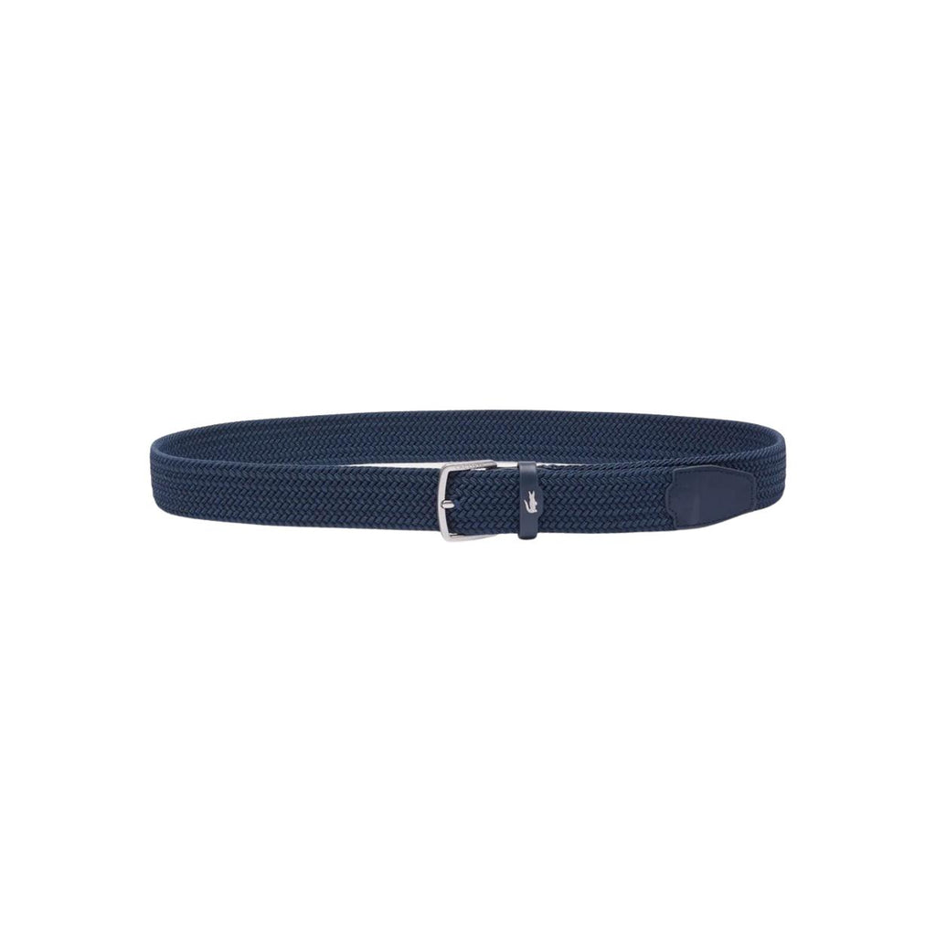 Cintura Lacoste Canvas Stretch Blu