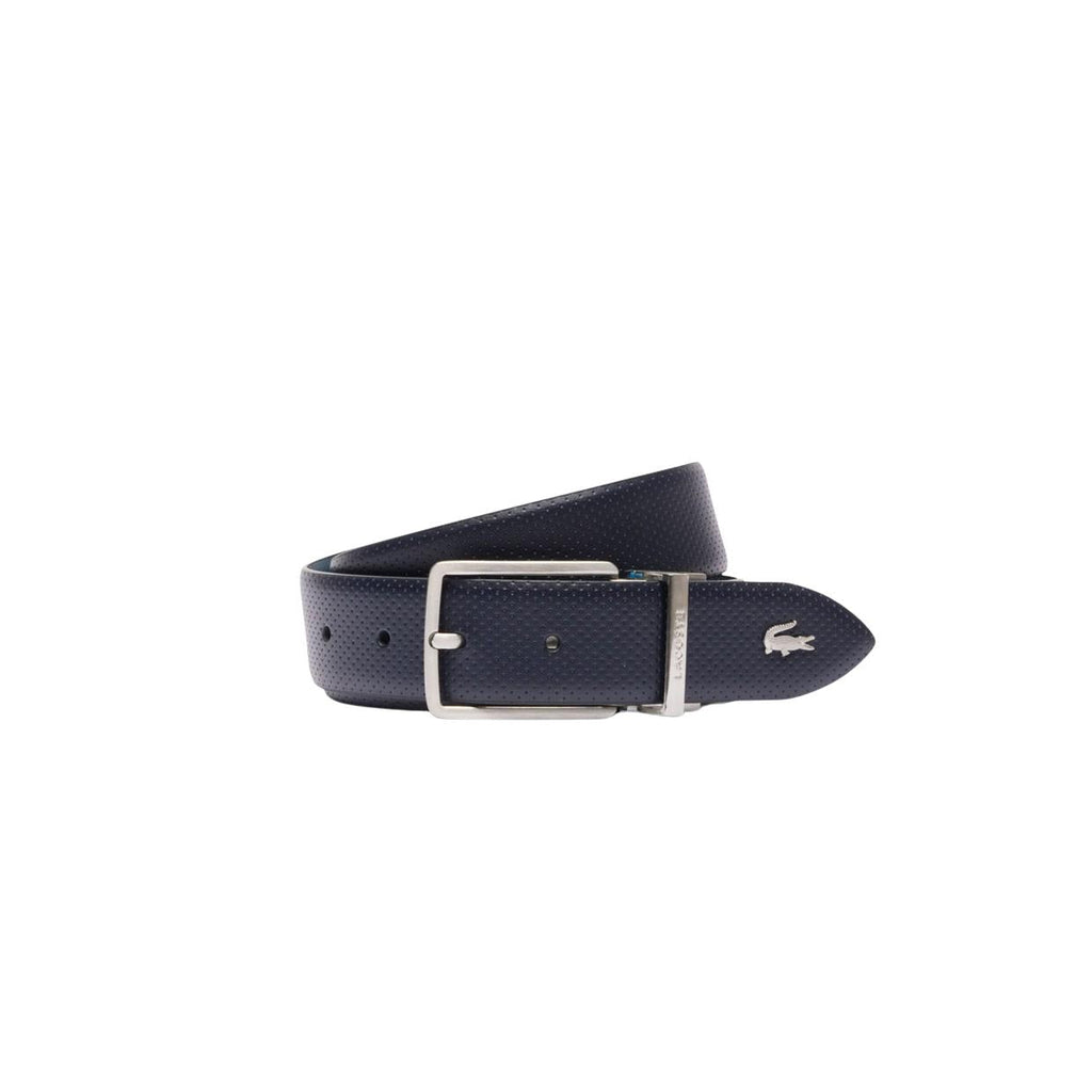 Cintura Uomo Lacoste Double Face Blu / Azzurro