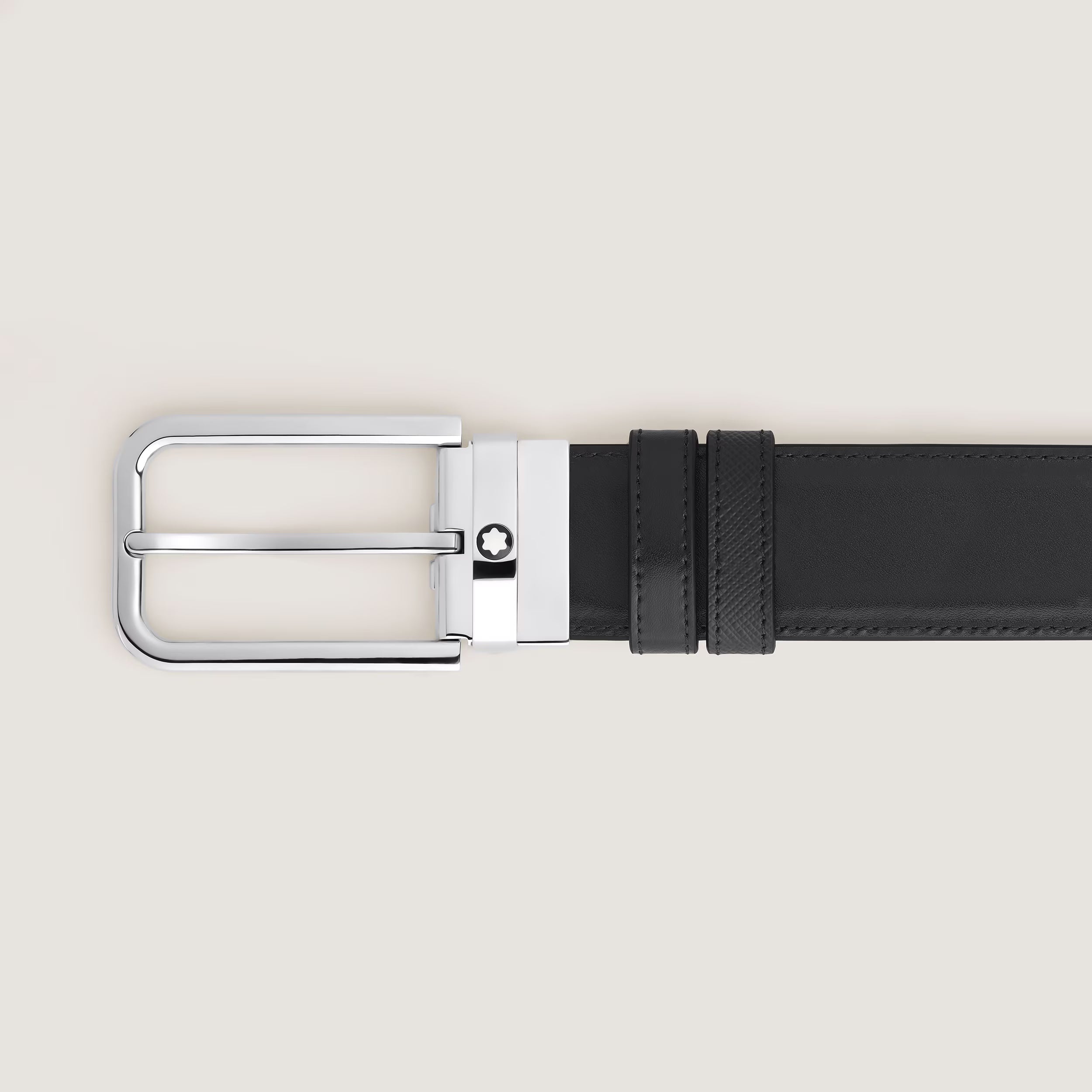 Montblanc reversible belt 35 mm Sartorial leather rectangular buckle 223411