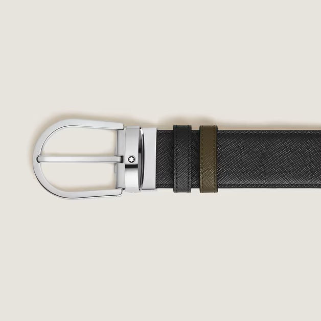 Montblanc reversible belt 35 mm horseshoe leather Sartorial 222147