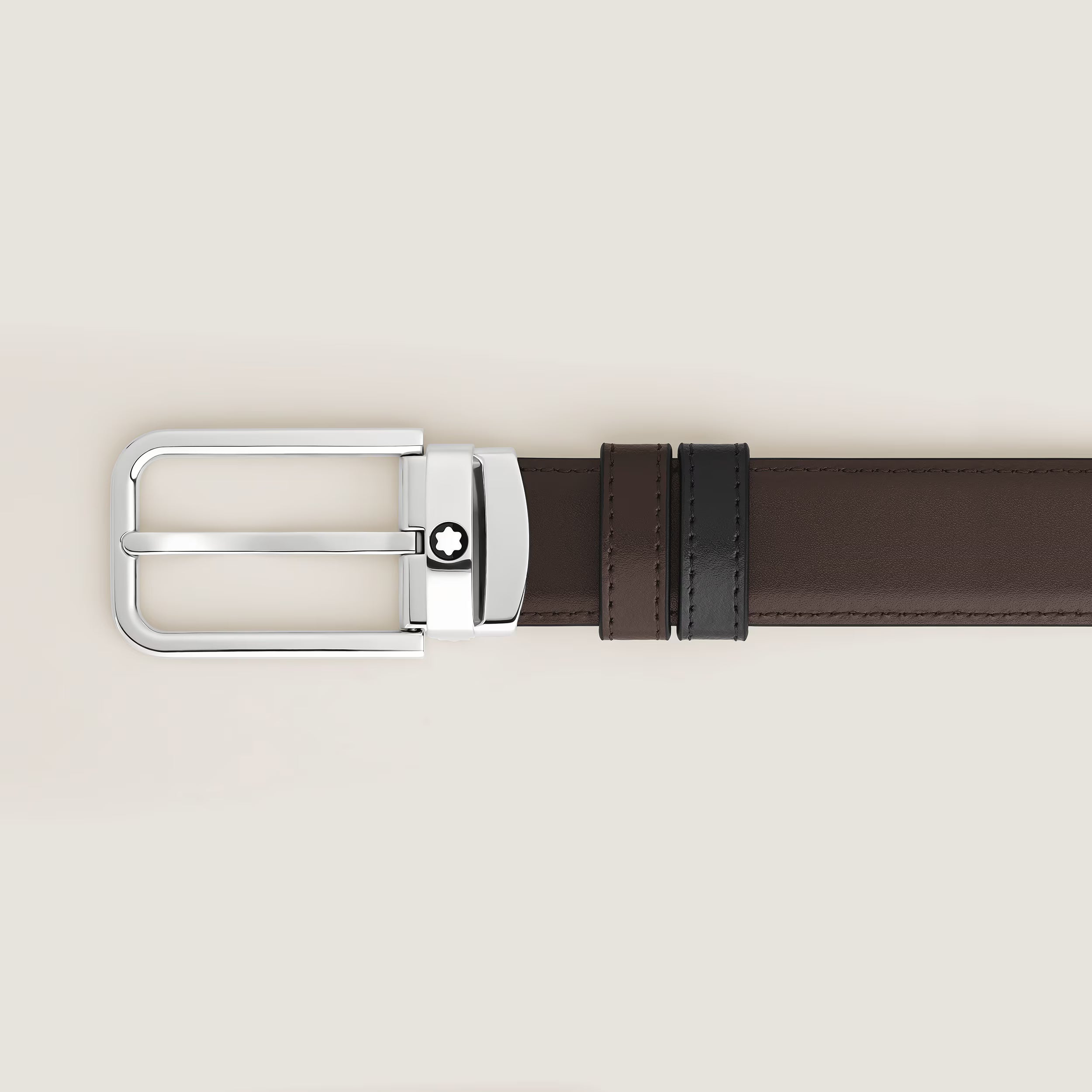 Montblanc reversible belt 30 mm leather Meisterstück rectangular buckle 223405