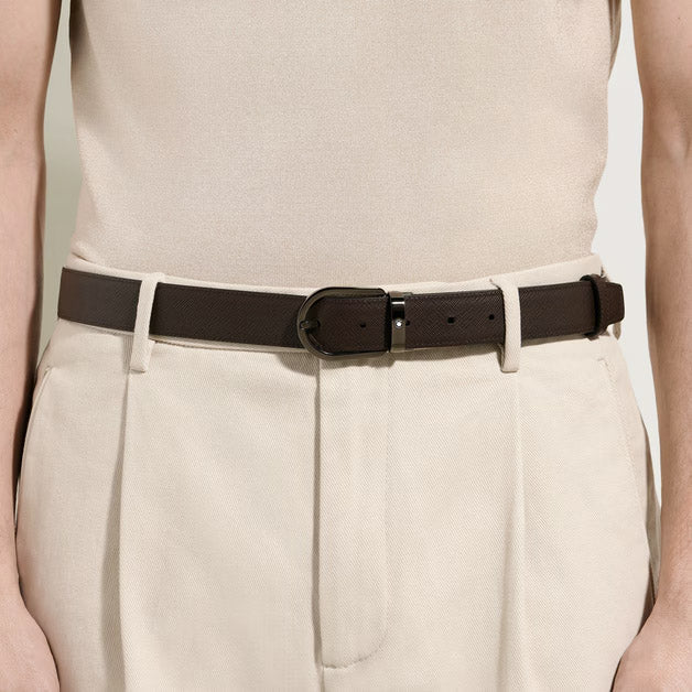 Montblanc reversible belt 30 mm horseshoe Sartorial 222355